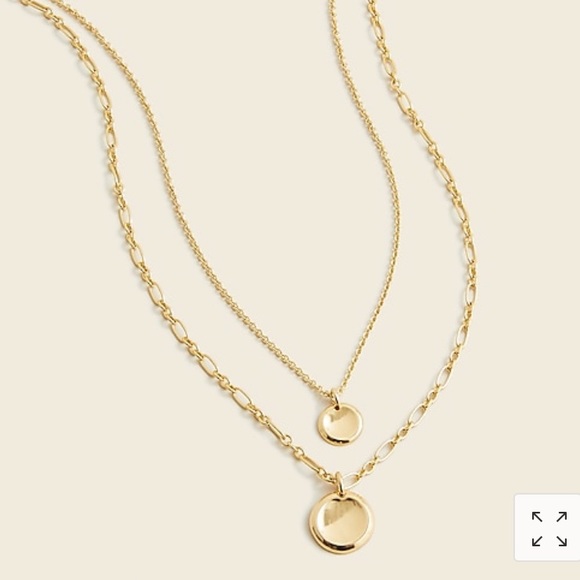 J. Crew Layered Coin Necklace - Picture 8 of 12